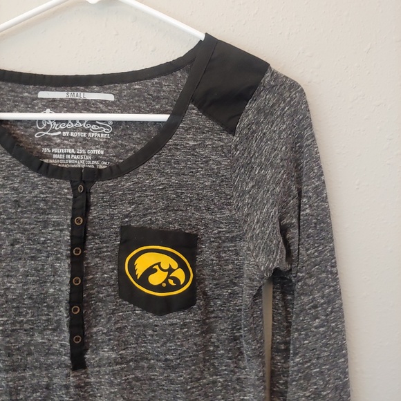 Iowa Hawkeyes Women's Top Small Pressbox Royce - Picture 3 of 5